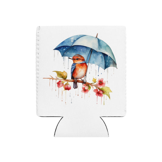 Baby Bird with Umbrella Beer Can Holder