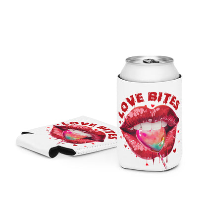 Love Bites Sexy Lips Can Koozie