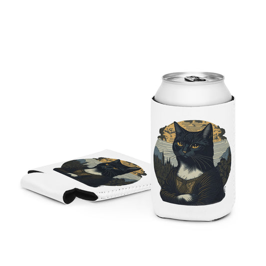 Mona Lisa Cat Drink Koozie