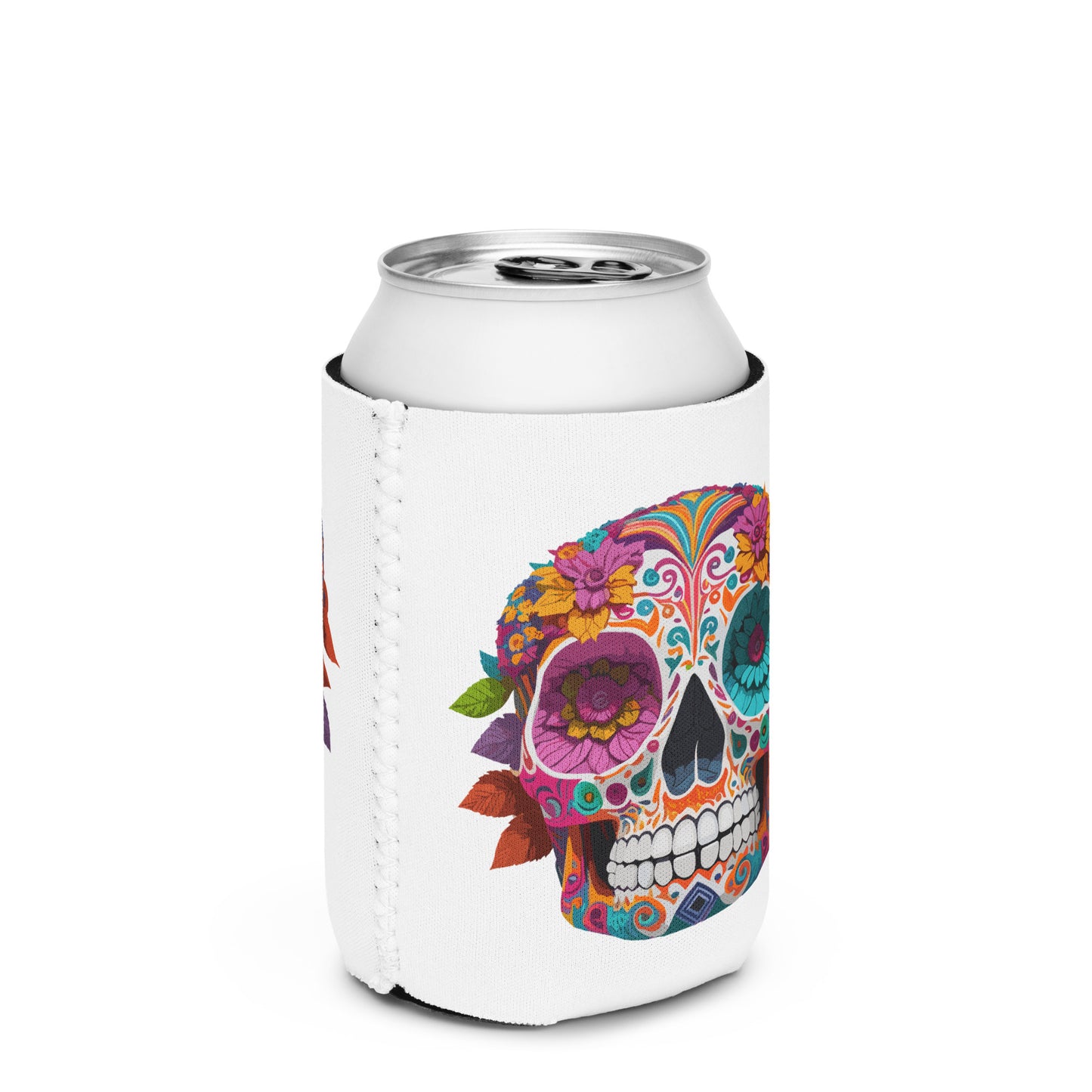 Dia De Los Muertos Beer Can Koozie