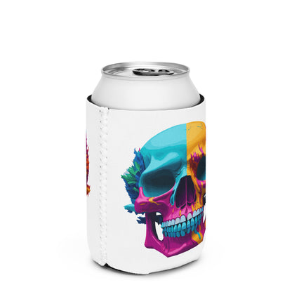 Psychedelic Skull Drink Koozie