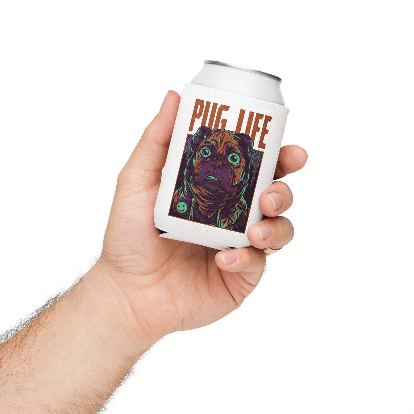 PUG LIFE Beer Can Insulator