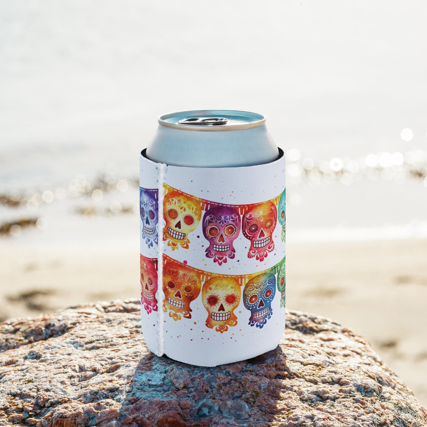 Mexican Fiesta Banner Beer Can Hugger