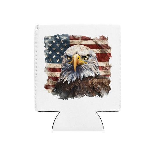 USA Flag Beer Can Cooler