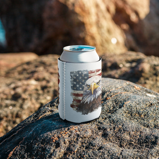 USA Flag Beer Can Holder