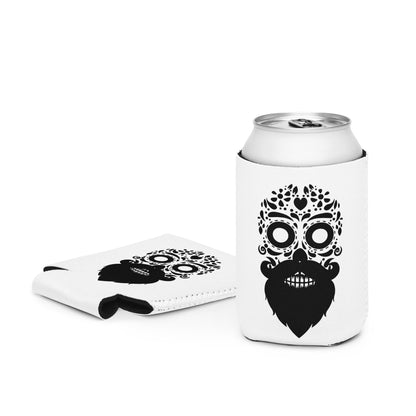 Sugar Skull Beard Drink Can Sleeve