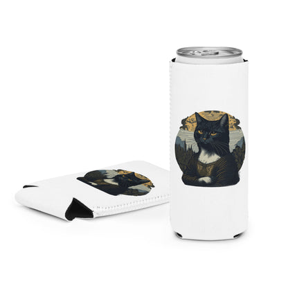 Mona Lisa Cat Koozie