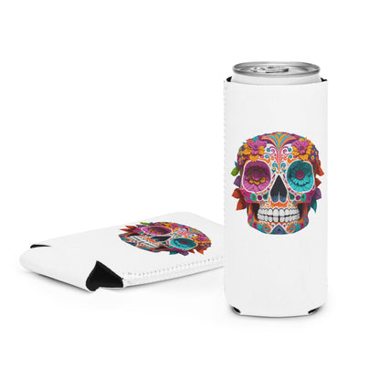 Day of the Dead slim can Koozie