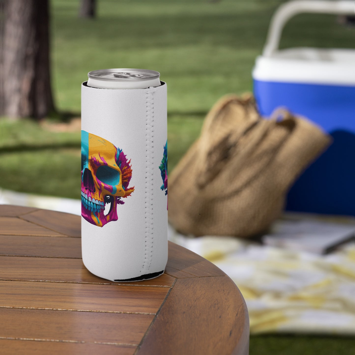  Skull Beer Can Hugger