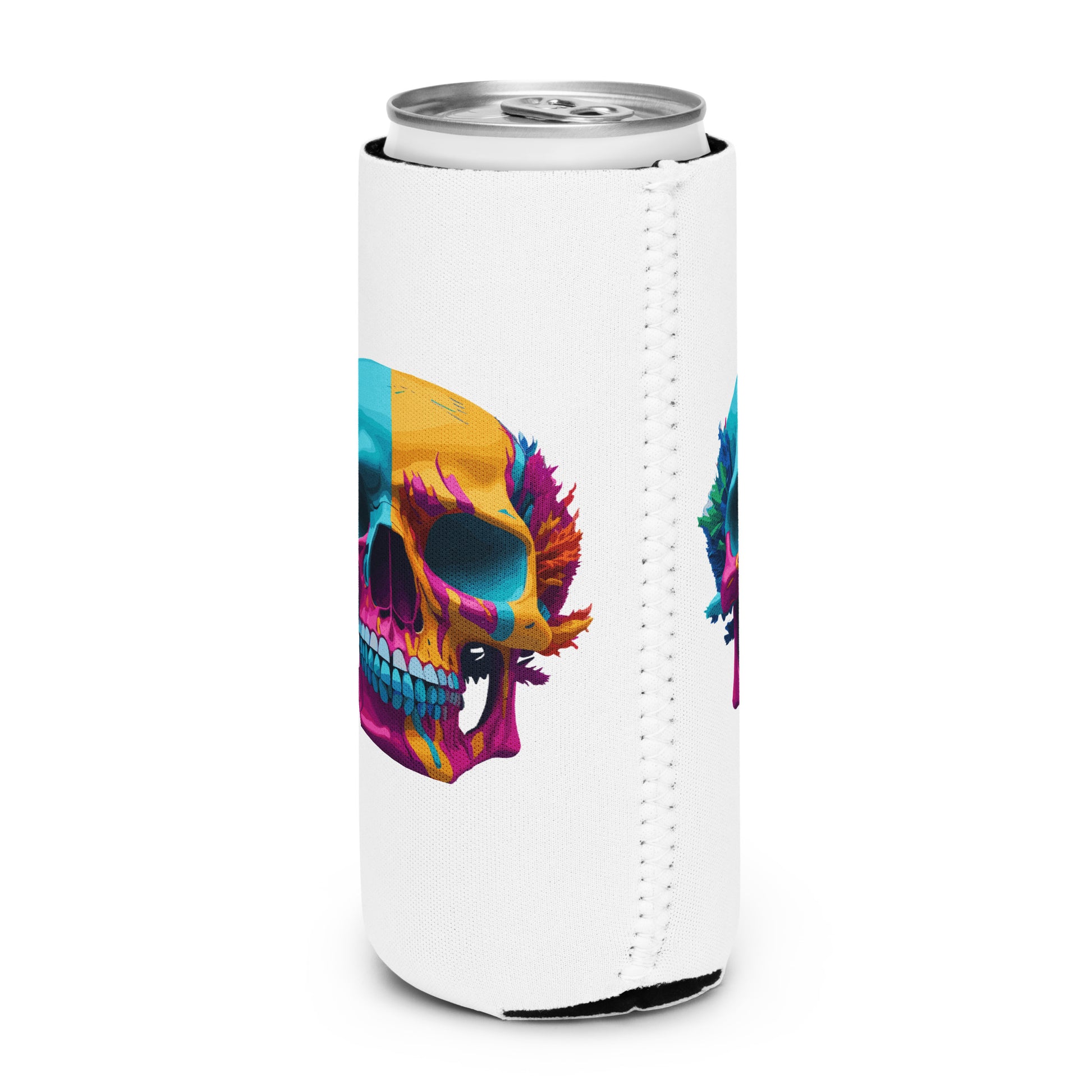 Skull Beer Can Cozie