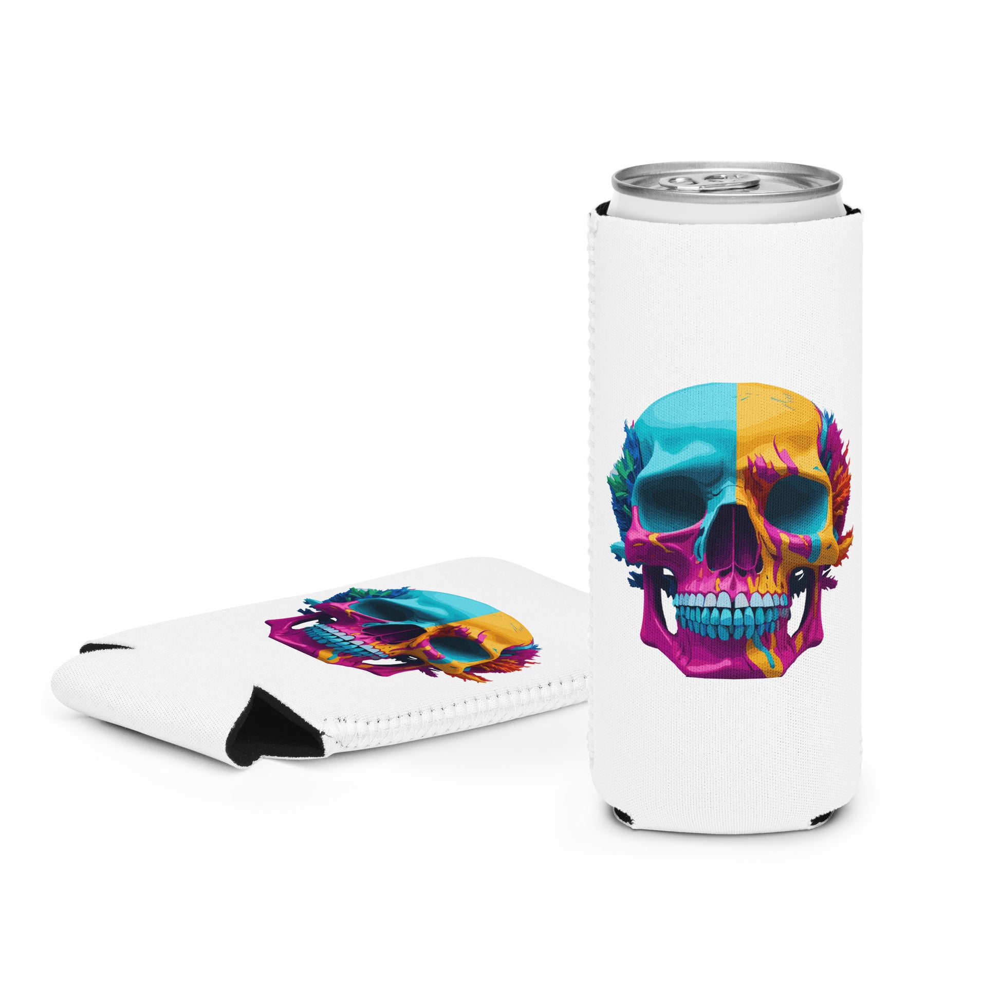  Skull Beer Can Koosie