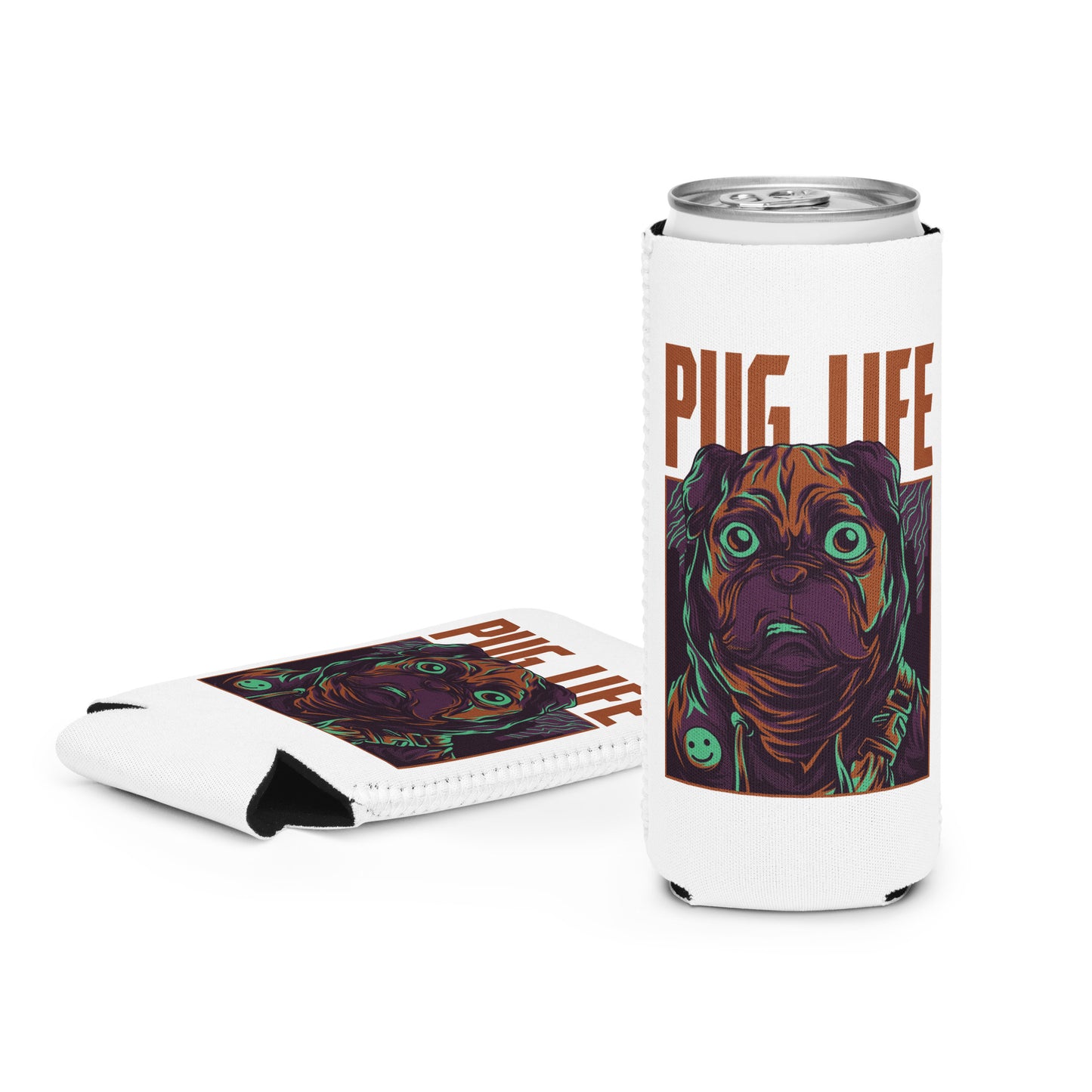 PUG LIFE Can Koosie