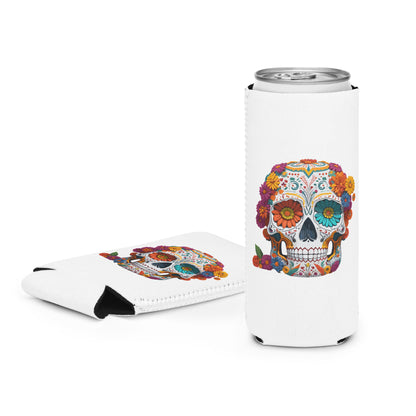 Dia De Los Muertos slim Drink Coosie