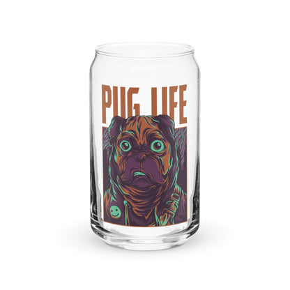 PUG LIFE Glass Cup