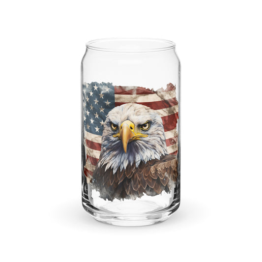 American Bald Eagle Drinking Glass
