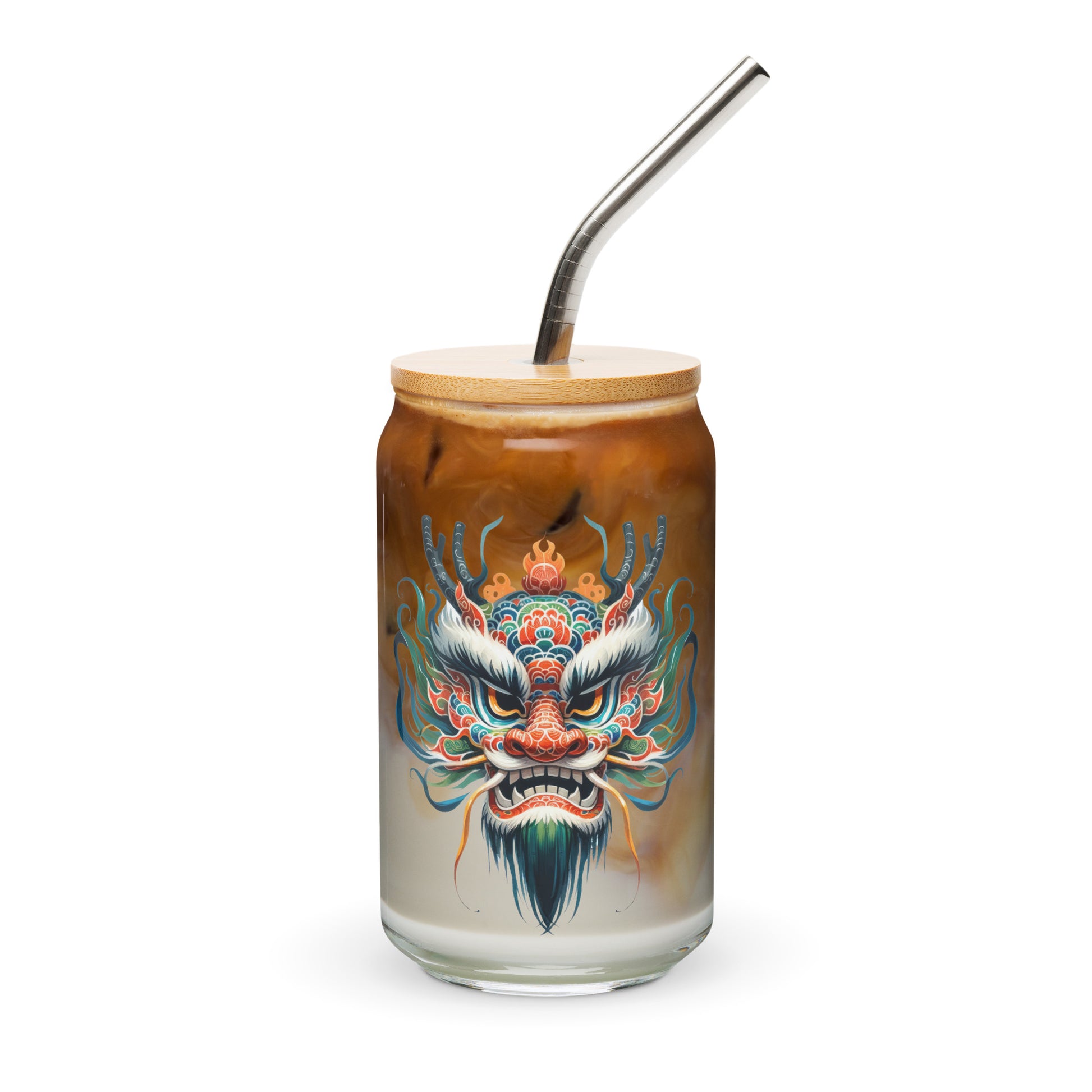 Chinese Lunar New Year Dragon glass cup