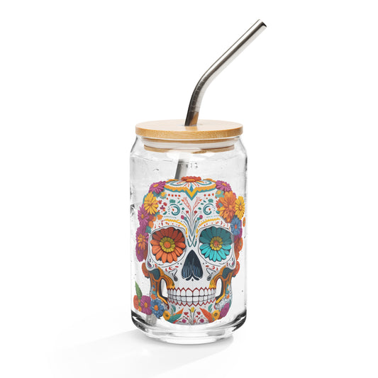 Day of the Dead Drinking Glass