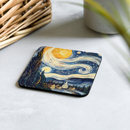 Van Gogh Starry Night Drink Coaster