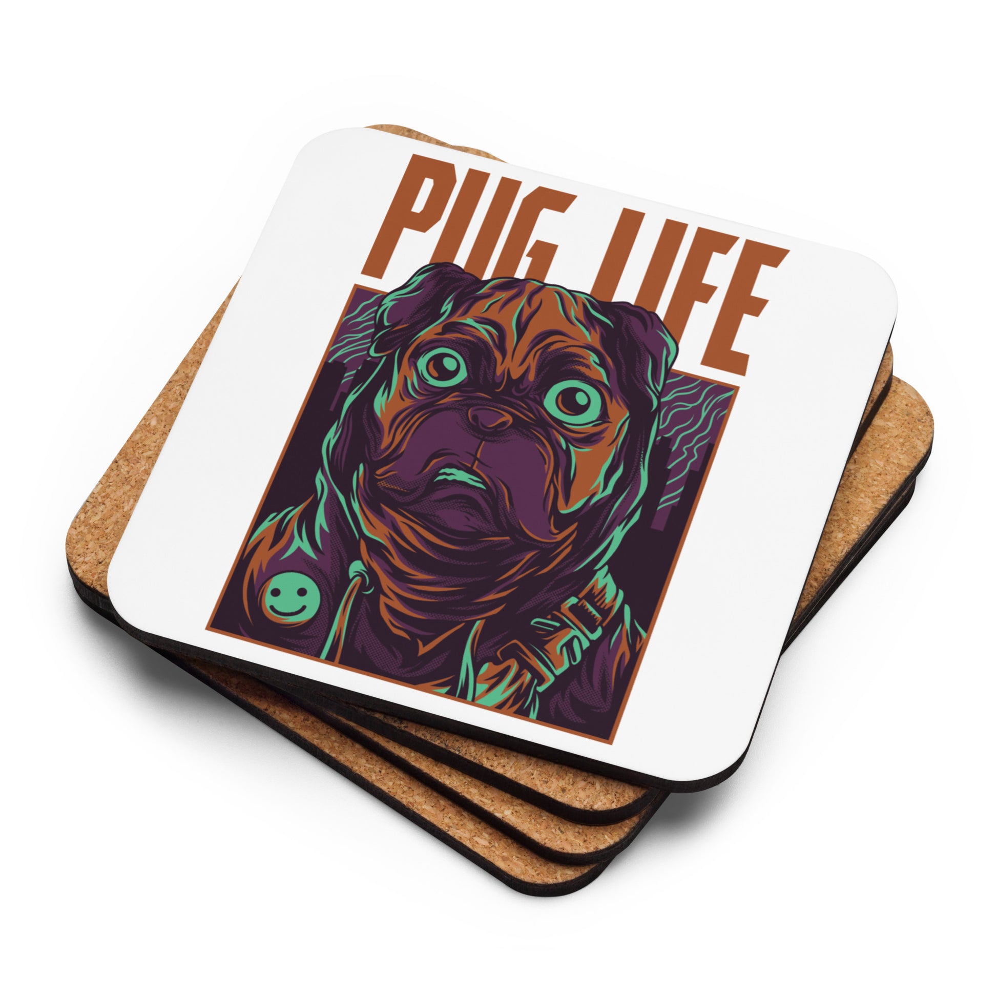 PUG LIFE Drink Coaster