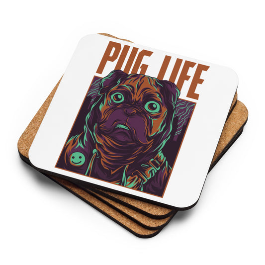 PUG LIFE Drink Coaster