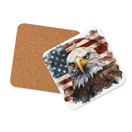 American Bald Eagle drink coaster