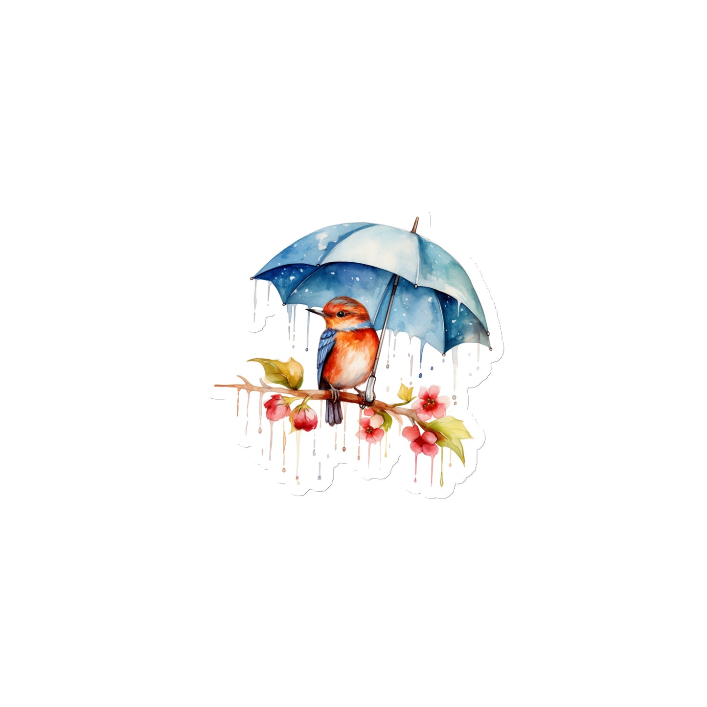Baby Bird with Umbrella Magnet