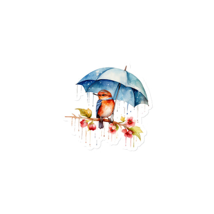 Baby Bird with Umbrella Magnet