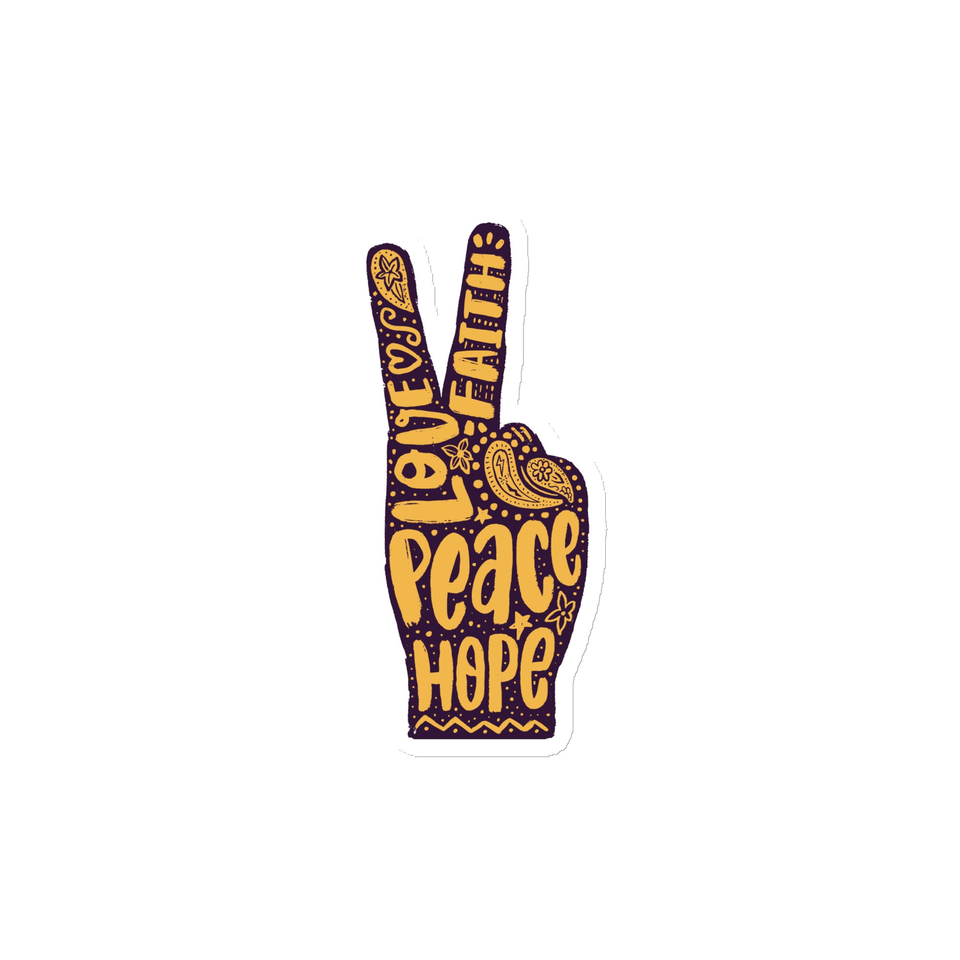 Hand Peace Sign Magnets