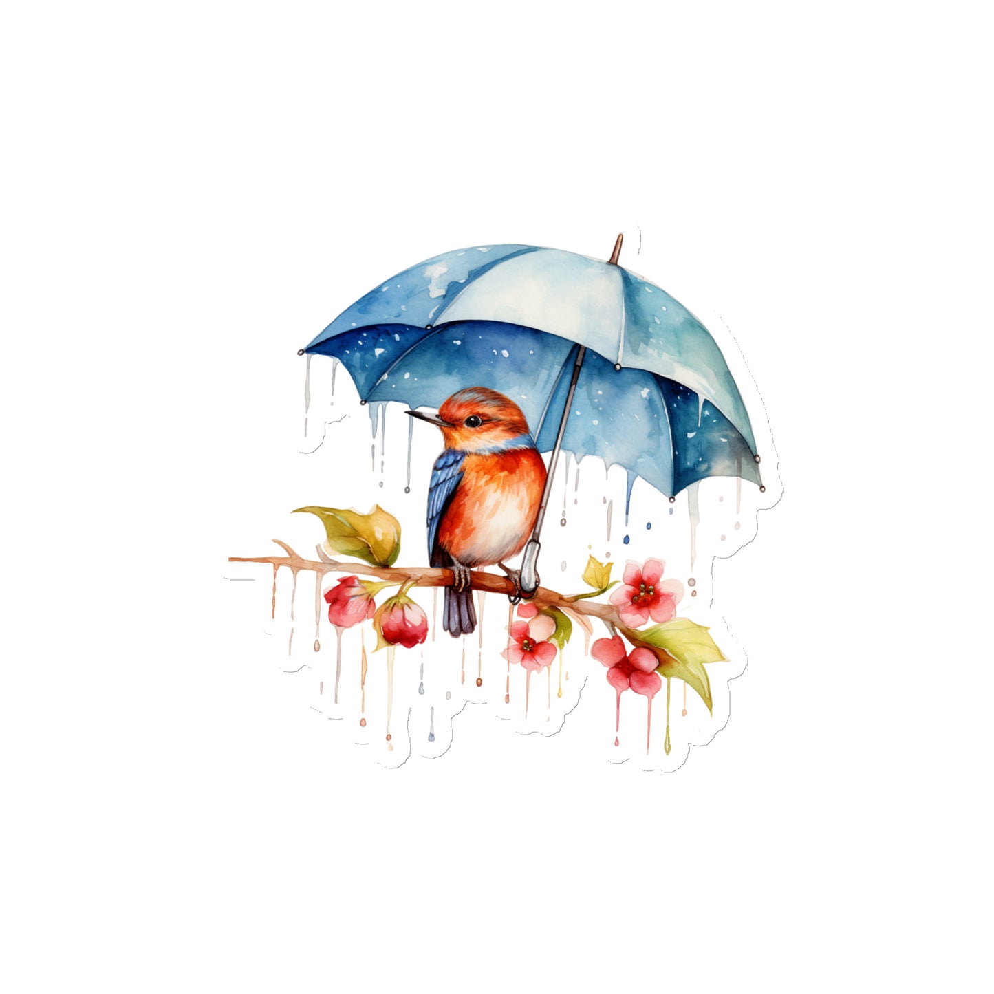 Baby Bird with Umbrella Magnets