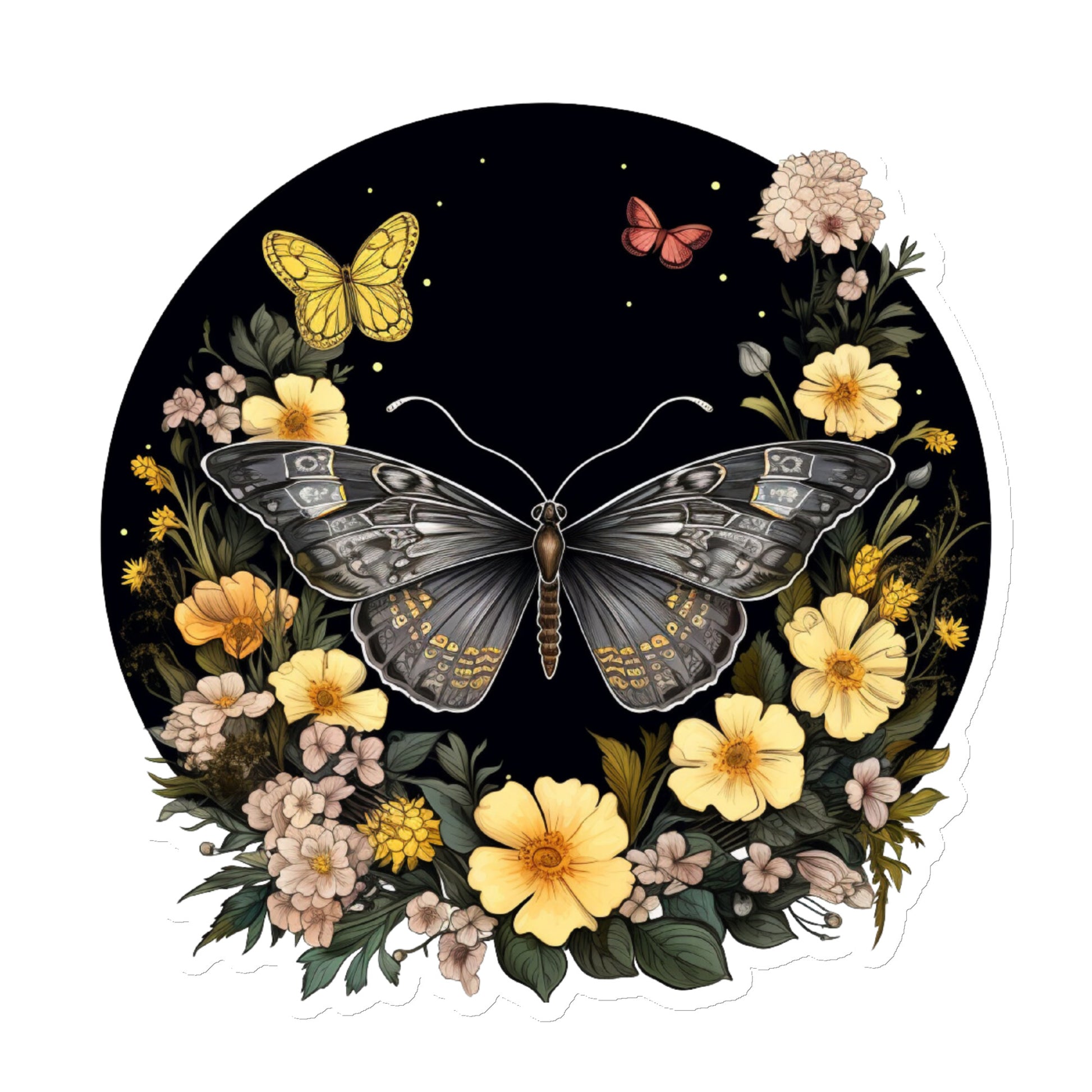 Butterflies & Wild Flowers Magnet