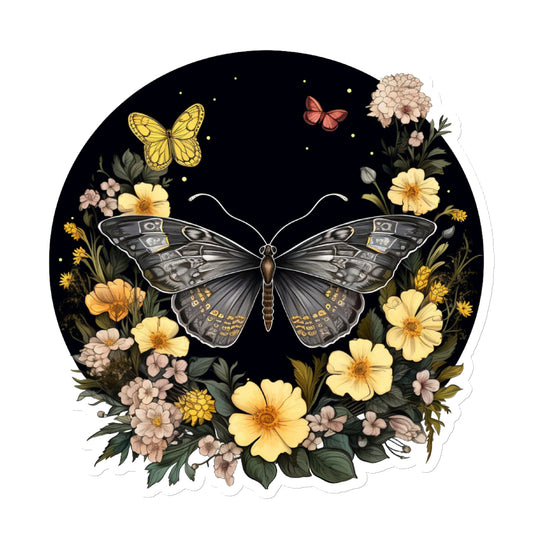 Butterflies & Wild Flowers Magnet