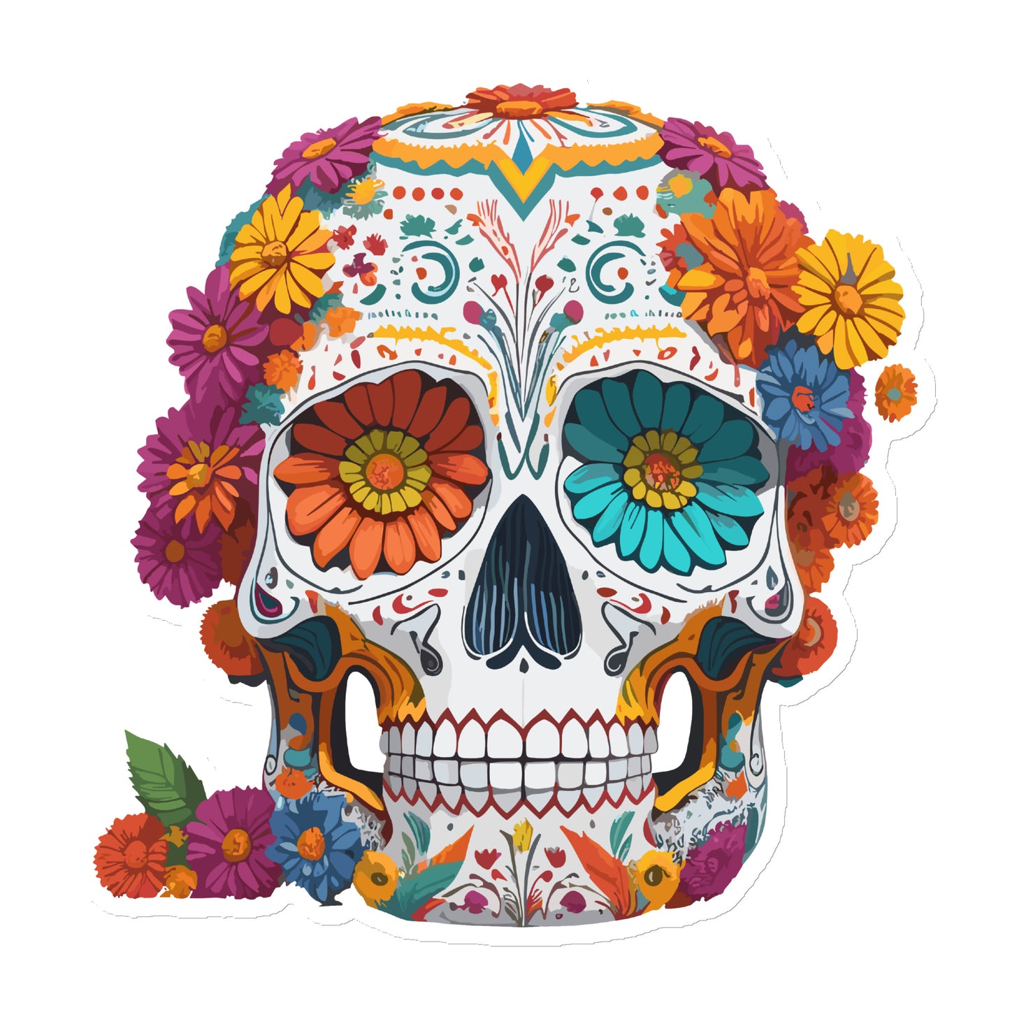 Mexican Skull Magnet