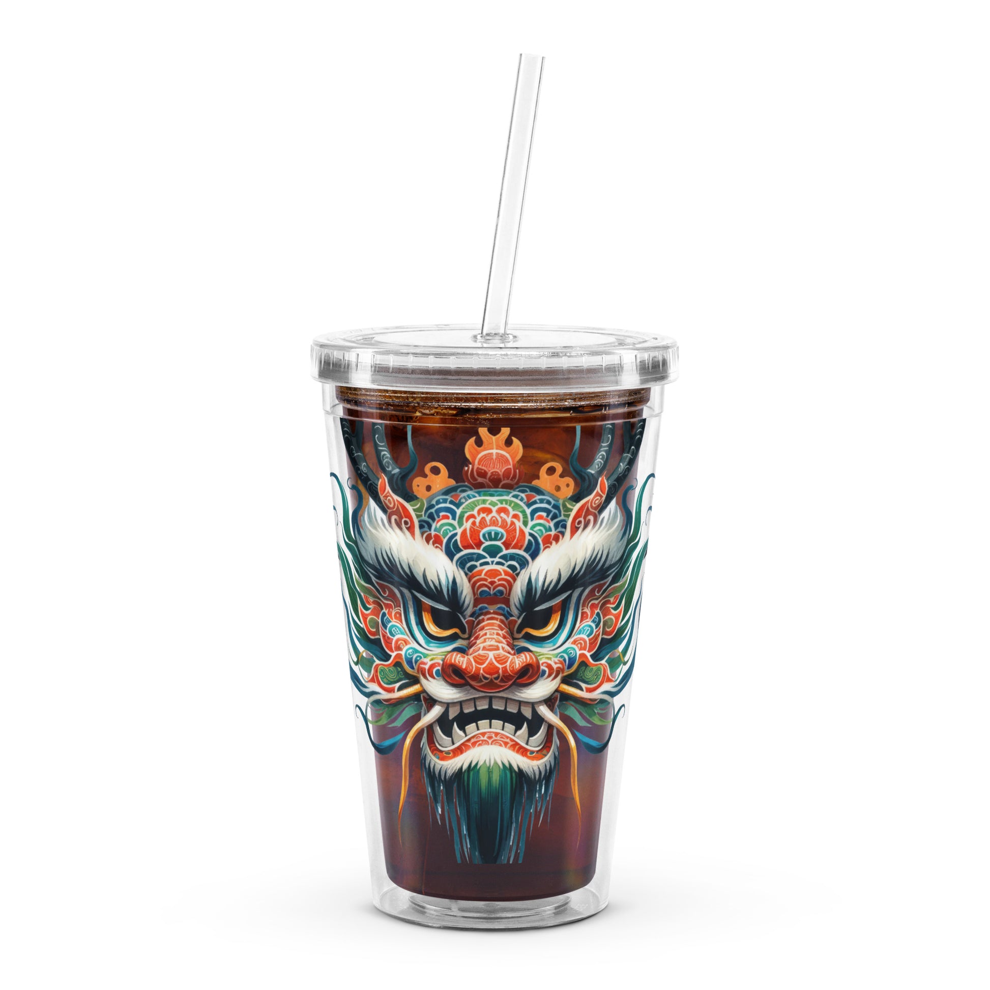 Chinese New Year's Dragon Plastic Tumbler