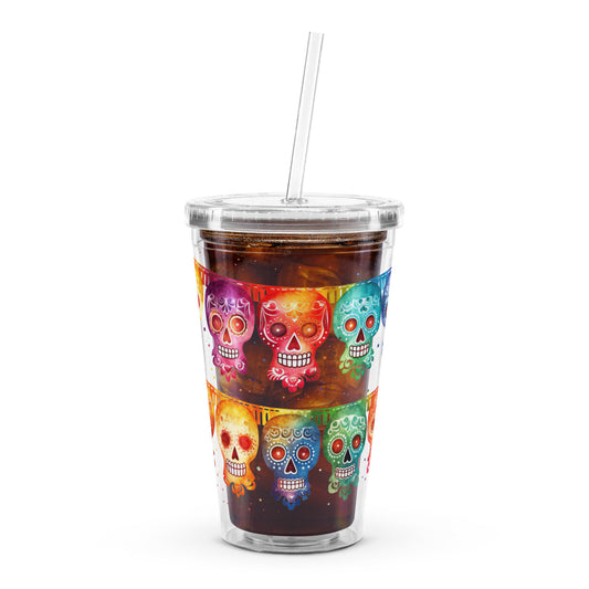 Mexican Fiesta Banner Plastic Tumbler