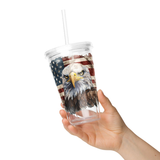 American Bald Eagle Tumbler Cup