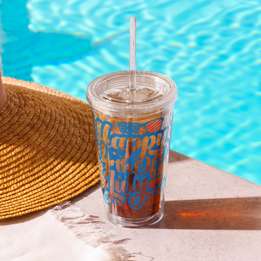Happy 4th of July Tumbler Cup