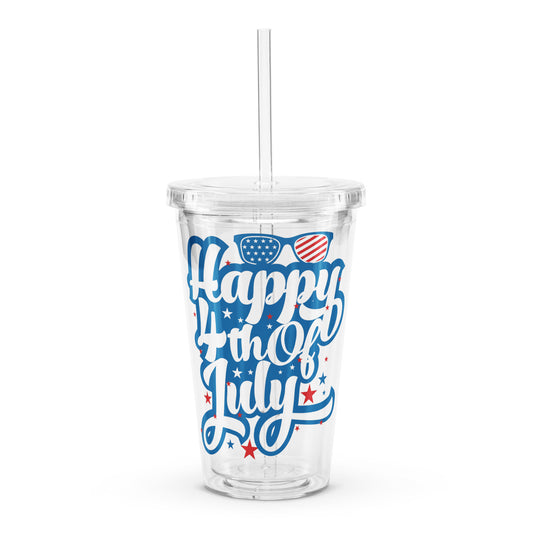 Happy Independence Day Tumbler Cup
