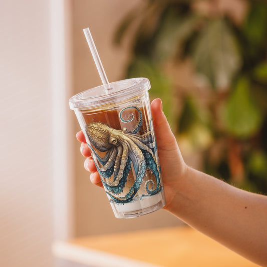Octopus Plastic Tumbler