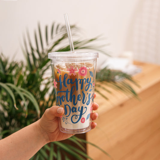 Happy Mother's Day Clear Tumbler Cup