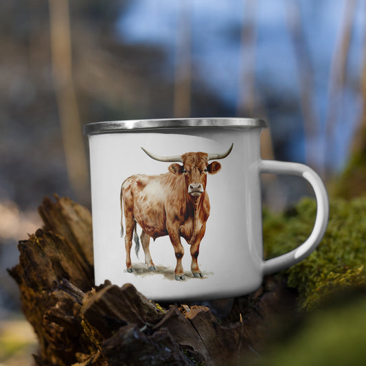 Texas Longhorn Camper Mug