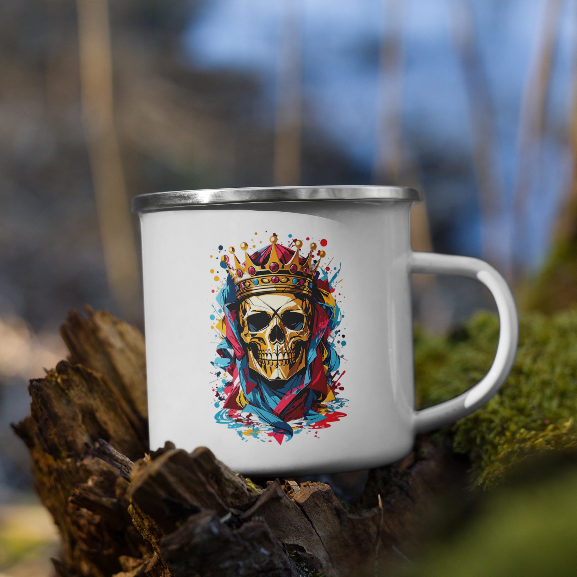 Skull & Crown Camper Mug