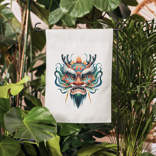 Chinese Lunar Dragon Garden Flag