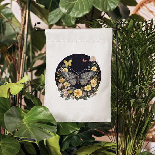 Butterfly & Flowers Garden Flag