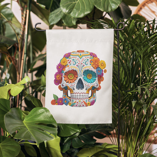 Day of the Dead Garden Flag