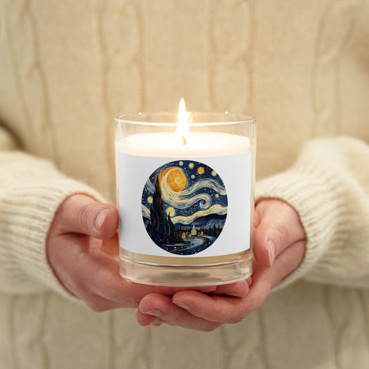 Starry Night Van Gogh Candle