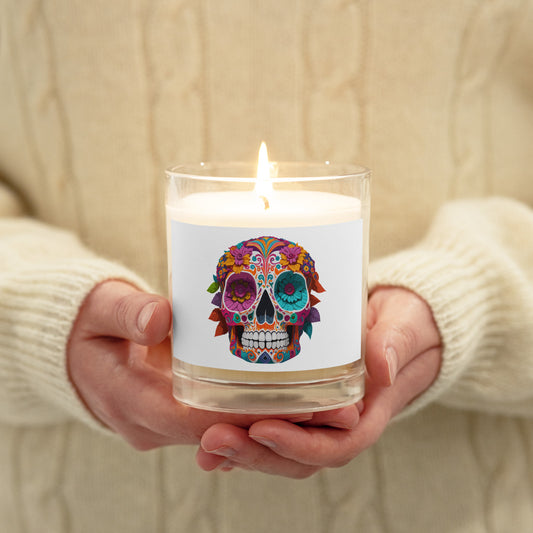 Dia De Los Muertos Candle