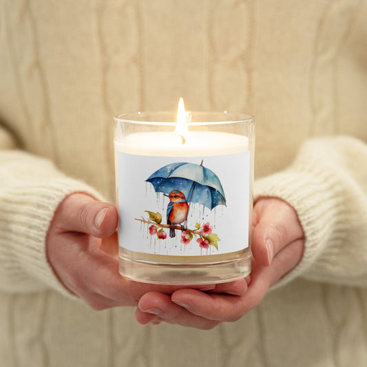 Bird with an Umbrella Candle