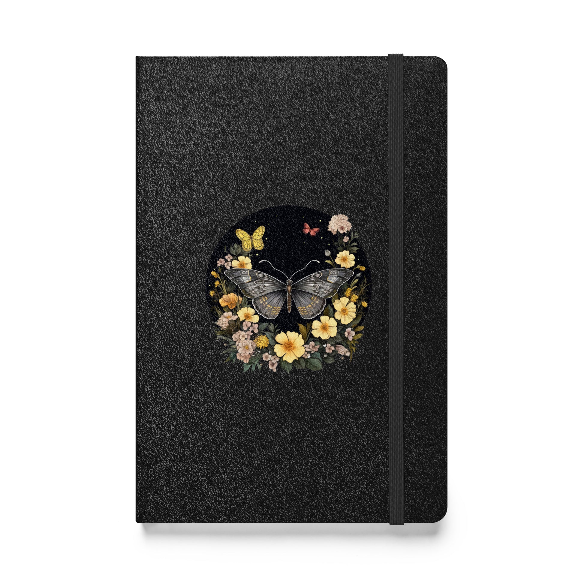 Butterflies & Flowers Hardcover Notebook
