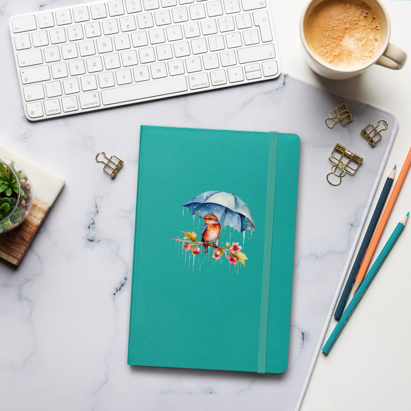 bird in the rain journal
