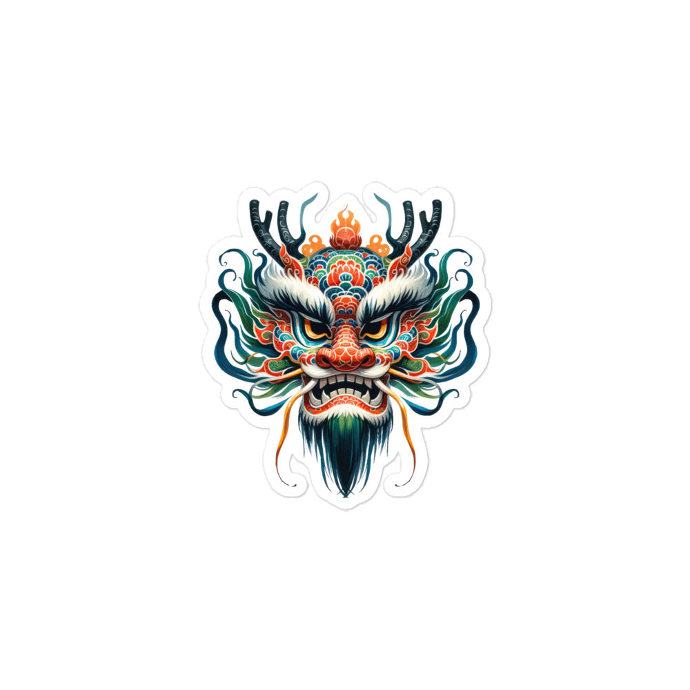 chinese lunar new year dragon sticker